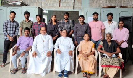 ICYM UNIT VISIT OF SACRED HEART CATHEDRAL, SHIVAMOGGA 