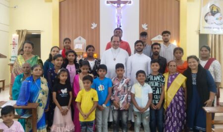 St. Theresa of Child Jesus, Parish visit by Fr Franklin D’Souza 