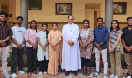 The Shimoga Diocese has elected new youth office bearers for ICYM and YCS/YSM for the year 2026.