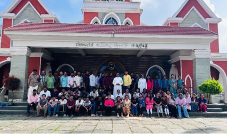 Youth Retreat at Our Lady of Vailankanni Church, Old Town, Bhadravati