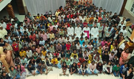 The Missionary Childhood Association Day was celebrated at the Diocese of Shimoga.