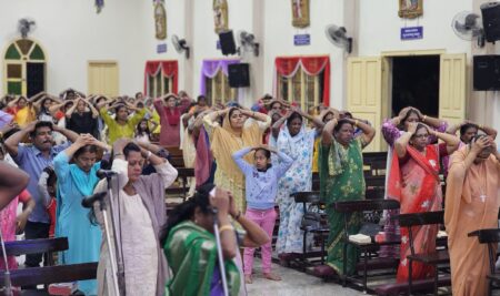 Healing Adoration at Mary Immaculate Church, New Town, Bhadravati, Diocese of Shimoga 