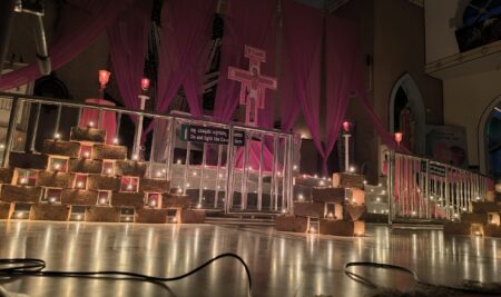 ICYM Organizes Taizé Prayer Service for Youth and Parishioners at Davangere