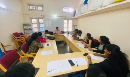 Mental health awareness for the youth leaders held at Diocese of Shimoga 