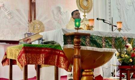 National Youth Day Celebrated at Our Lady of Vailankanni Church, Bhadravathi, Shivamogga 