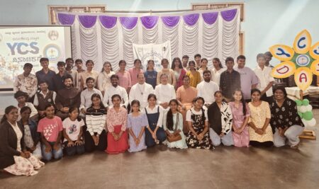 YCS / YSM Day Celebrated at Sacred Heart Cathedral, Shivamogga